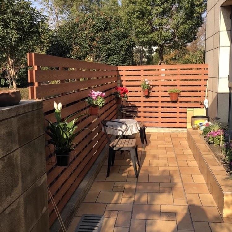 Deck Railing Stone Plastic 4mm Vinyl Plank Pvc Click Wpc Flooring Anticorrosive Embossed Balcony Flooring